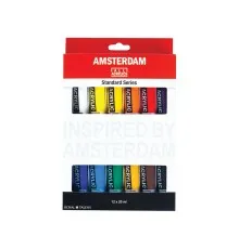 Акриловые краски Royal Talens Amsterdam Standard 12 цветов 20 мл (8712079329327)