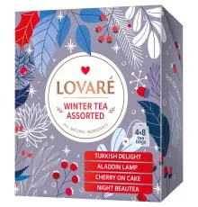 Чай Lovare Winter tea Assorted 4 вида по 8 шт (lv.03254)