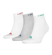 Шкарпетки Head Quarter 3P Unisex 761011001-003 3 пари Білий/Сірий 35-38 (8720245075893)