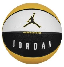 Мяч баскетбольный Nike Jordan Ultimate 2.0 8P Deflated білий, чорний, жовтий Уні 7 J.100.8254.153.07 (887791427540)