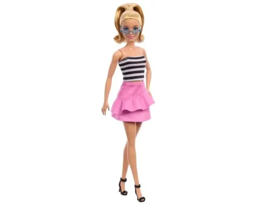 Кукла Barbie Fashionistas в розовой юбке с рюшами (HRH11)