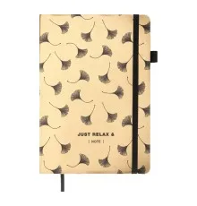 Книга записна Buromax RELAX А5 96 аркушів лінія, рожеве золото (BM.295201-23)