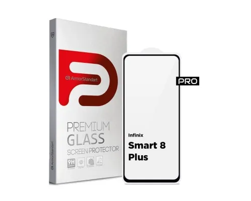 Скло захисне Armorstandart Pro Infinix Smart 8 Plus Black (ARM73825)
