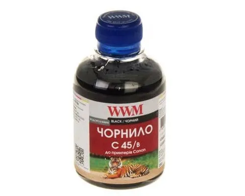 Чорнило WWM CANON CLI451B Black (C45/B)