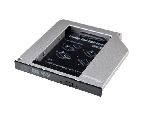 Фрейм-переходник Grand-X HDD 2.5 to notebook 12.7 mm ODD SATA3 (HDC-27)
