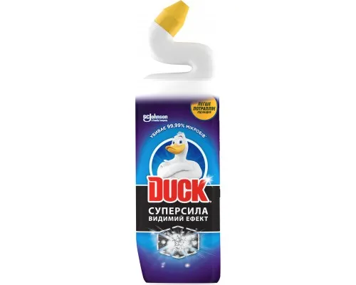 Засіб для чищення унітазу Duck Суперсила Видимий ефект 900 мл (4823002005318)