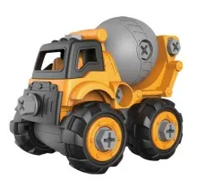 Конструктор Microlab Toys Будівельна техніка - бетономішалка (MT8908)