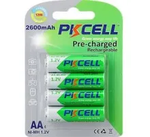 Акумулятор PkCell AA R6 NiMH 2600mAh * 4 (PC/AA2600-4BA)