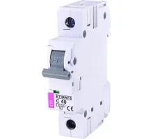 Автоматический выключатель ETI ETIMAT 6 1p С 40А (6 kA)