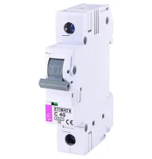 Автоматичний вимикач ETI ETIMAT 6 1p С 40А (6 kA)