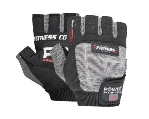 Перчатки для фитнеса Power System Fitness PS-2300 Grey/Black XXL (PS-2300_2XL_Black-grey)