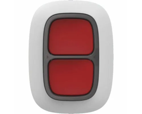 Кнопка тривоги Ajax DoubleButton white