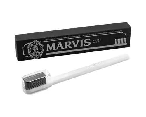 Зубна щітка Marvis з мякою щетиною Біла (8004395110742)