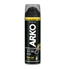 Гель для гоління ARKO Black 2 в 1 200 мл (8690506486341)