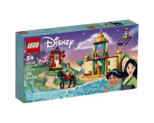 Конструктор LEGO Disney Princess Приключения Жасмин и Мулан (43208)