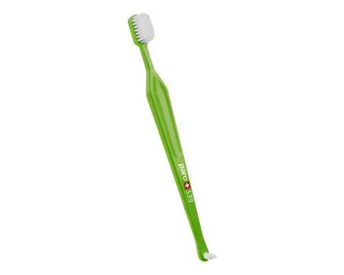 Зубна щітка Paro Swiss S39 в поліетиленовій уп. мяка Салатова (7610458097150-light-green)
