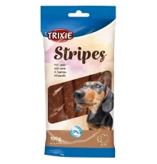 Ласощі для собак Trixie Stripes з ягням 100 г (10 шт) (4011905317724)