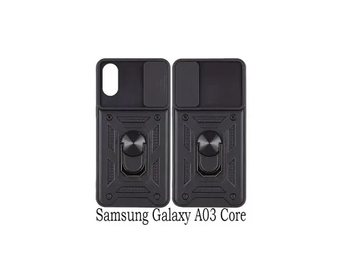 Чохол до мобільного телефона BeCover Military Samsung Galaxy A03 Core SM-A032 Black (707362)