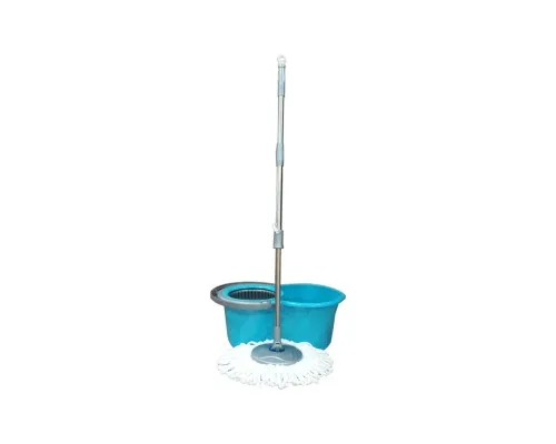 Комплект для прибирання Planet Household Spin Mop Mini блакитний 14 л (6841)