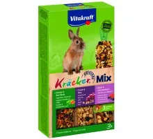 Ласощі для гризунів Vitakraft Kracker Trio-Mix для кроликів 3 шт (4008239252272)