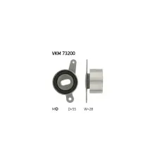 Ролик натягувача ременя SKF VKM 73200