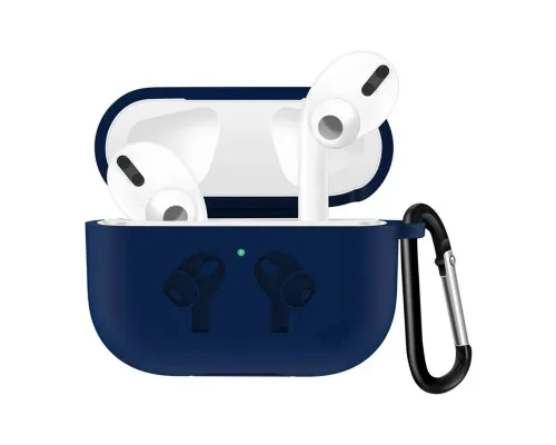 Чехол для наушников BeCover Silicon Protection для Apple AirPods Pro Navy Blue (704495)