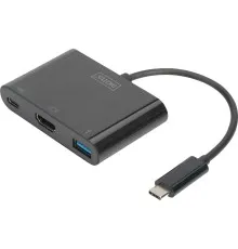 Переходник USB-C to HDMA 2xUSB Digitus (DA-70855)