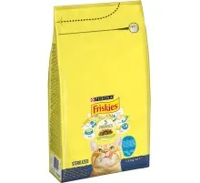 Сухой корм для кошек Purina Friskies Sterile с лососем и овощами 1.5 кг (7613033002458)