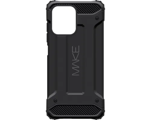 Чехол для мобильного телефона MAKE Xiaomi Redmi 12 Panzer Black (MCN-XR12BK)