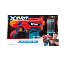 Игрушечное оружие Zuru X-Shot Red Быстрострельный бластер EXCEL Hurricane (16 патронов) (36440R)