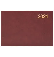 Тижневик Brunnen датований 2024 кишеньковий Miradur Бордовий A6 72 аркуші (73-755 60 294)