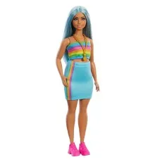 Кукла Barbie Fashionistas Модница в спортивном топе и юбке (HRH16)