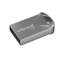 USB флеш накопитель Wibrand 16GB Hawk Silver USB 2.0 (WI2.0/HA16M1S)