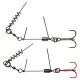 Оснастка Savage Gear SS Corkscrew Stinger 3G 1X 1/0 35kg Red + BN (2 шт/уп) (1854.17.86)