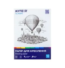 Папір для креслення Kite А4 Classic 200г/м2, 10 аркушів (K-269)