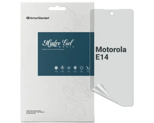 Пленка защитная Armorstandart Matte Motorola E14 (ARM78830)