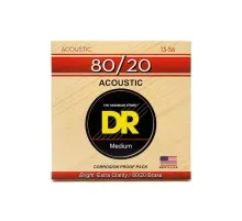 Струни для гітари DR Strings HI-BEAM Acoustic 80/20 Bronze - Medium (13-56) (HA-13)