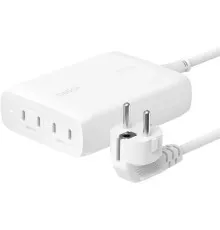 Зарядний пристрій Belkin 4хUSB-С GAN PD PPS 200W white (WCH015VFWH)