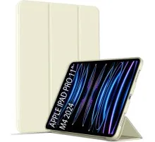 Чохол до планшета BeCover Tri Fold Soft TPU Silicone Apple iPad Pro 11" M4 2024 Beige (711745)