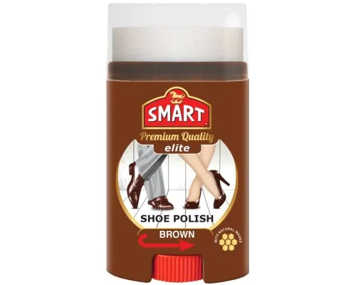 Крем для взуття Smart Shoes Elite Коричневий 60 мл (8697422822680)