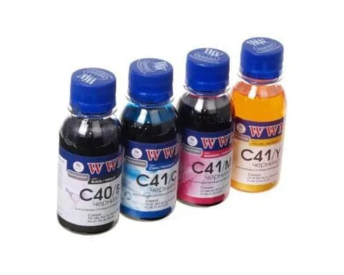Чорнило WWM CANON PG40B/CL41 В/C/M/Y Комплект (C40/41SET-2)