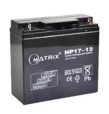Батарея до ДБЖ Matrix 12V 17AH (NP17-12)