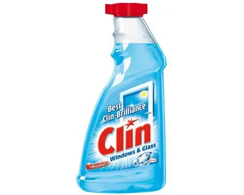 Средство для мытья стекла Clin Голубой запаска 500 мл (9000100866279)