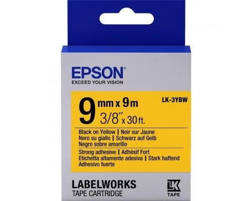 Лента для принтера этикеток Epson LK3YBW (C53S653005)