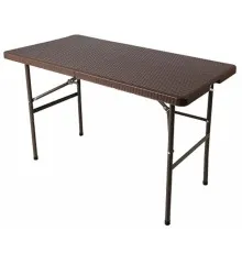 Туристичний стіл Time Eco ТЕ-1833, коричневий, 1,22 м (4820211100872)