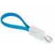 Дата кабель USB 2.0 AM to Micro 5P 0.18m blue Extradigital (KBU1785)