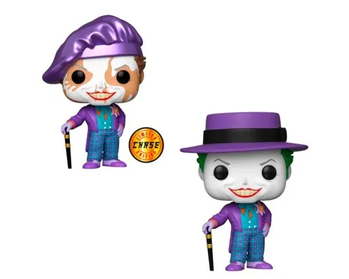 Фигурка для геймеров Funko Pop серии Batman 1989 - JOKER WITH HAT WITH CHASE (47709)