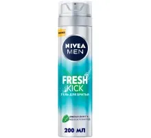 Гель для гоління Nivea Men Fresh Kick 200 мл (4005900843319)