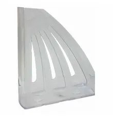Лоток для бумаг КіП пластиковый, вертикальный, серый (TRAYV-KIP-LV-03-G)