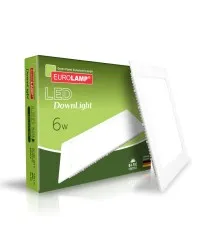 Світильник Eurolamp Downlight 6W 4000K (LED-DLS-6/4)